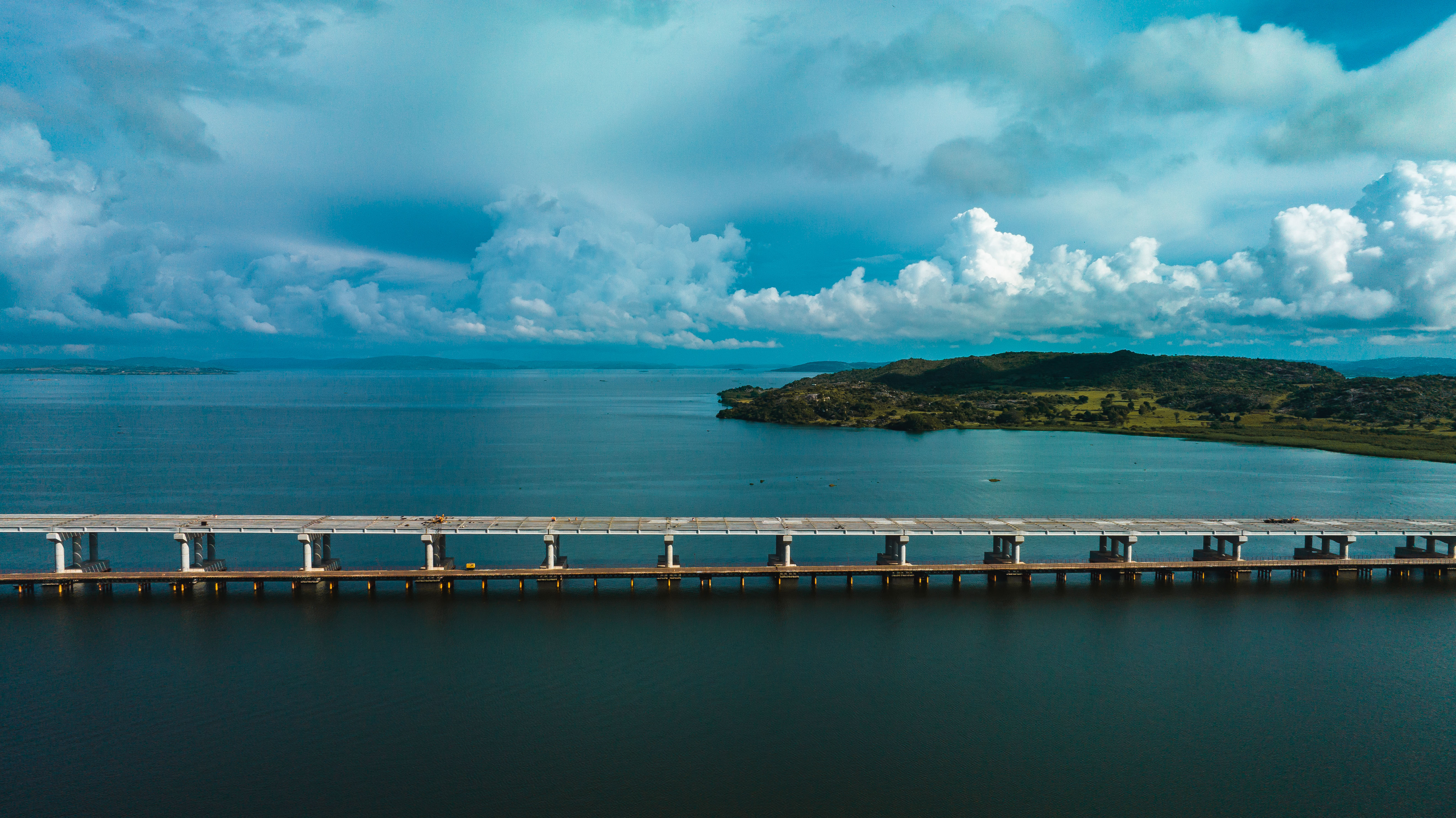 Bridge across water